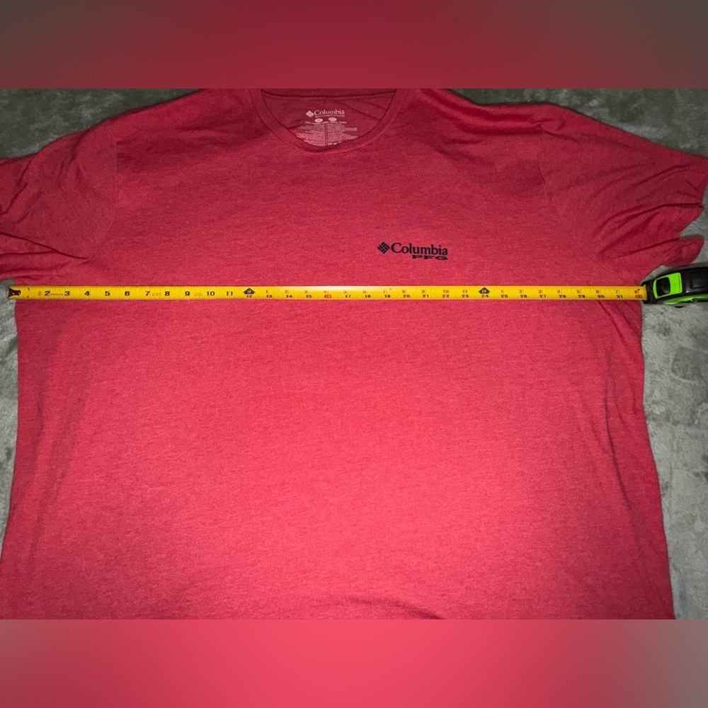 Columbia 4X Red T Shirt - Picture 6 of 7